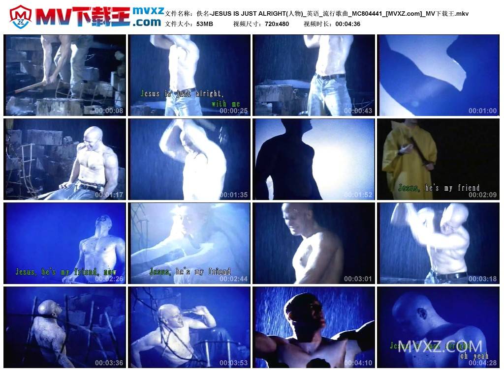 佚名-JESUS IS JUST ALRIGHT(人物)_英语_流行歌曲_MC804441